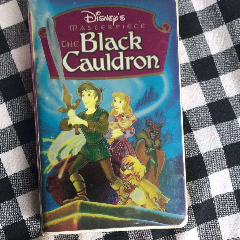Disney’s Masterpiece “The Black Cauldron” VHS #9124